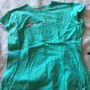 girls L nike teal shirt